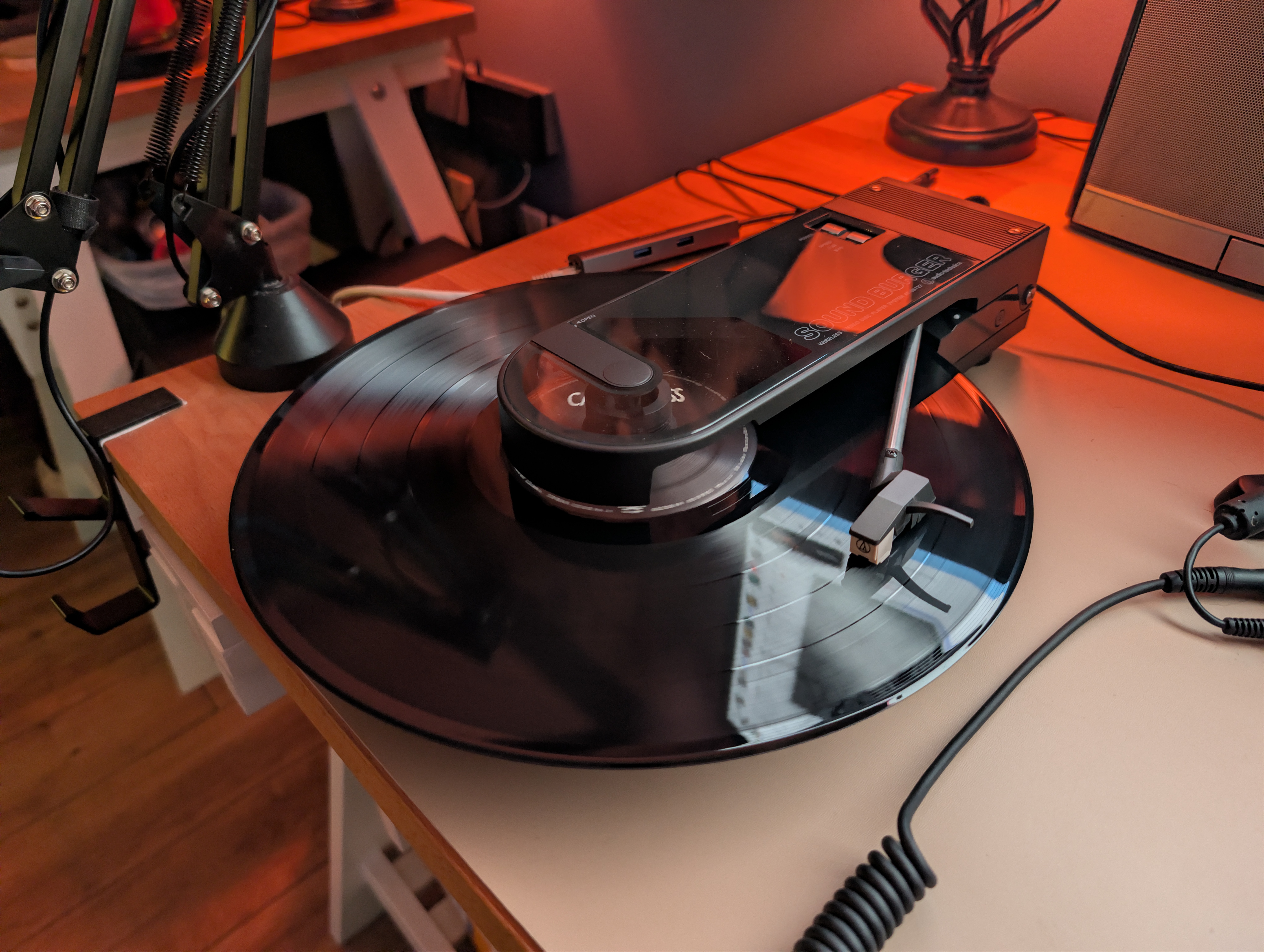 Sound Burger Turntable Setup